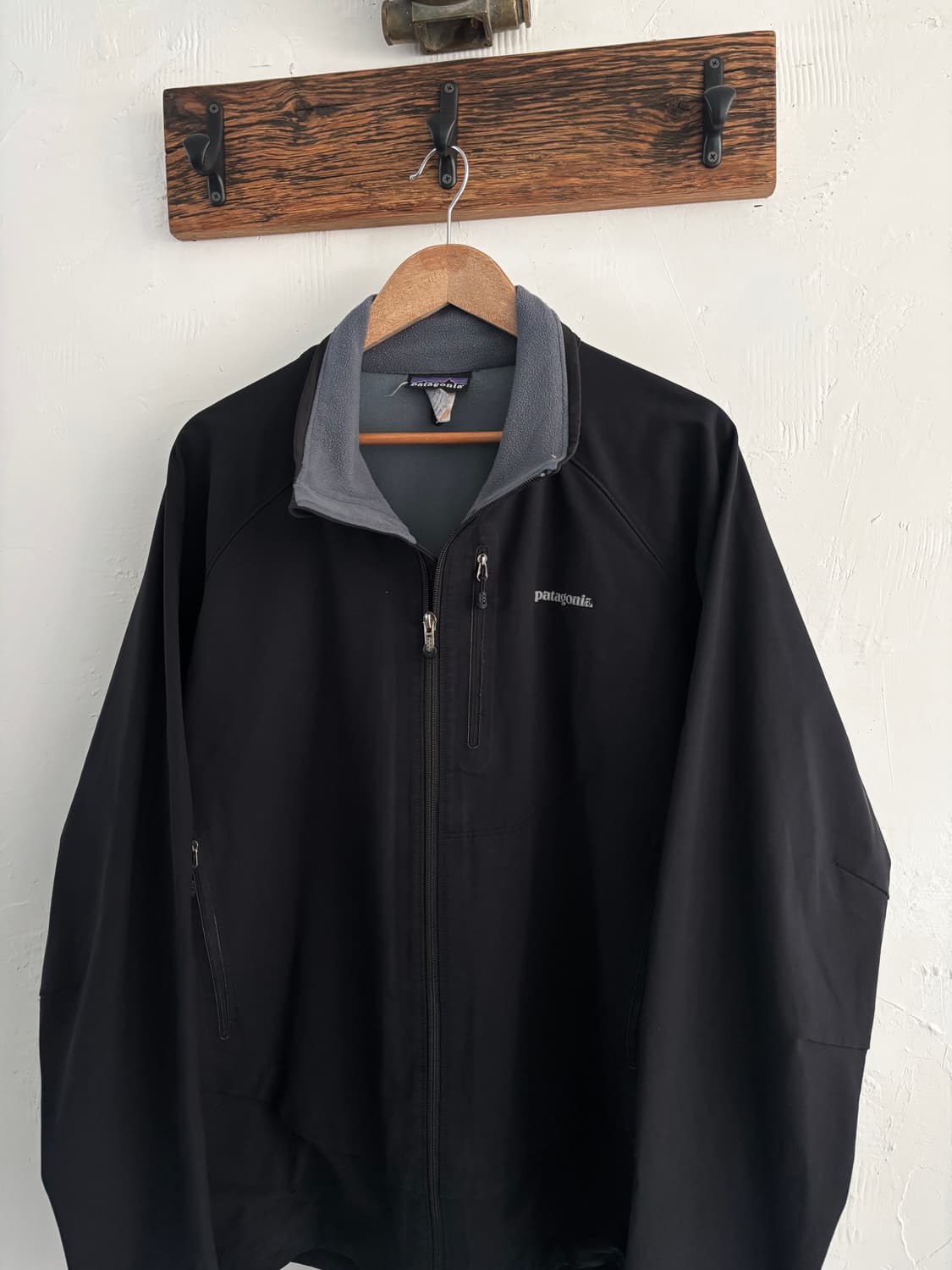 Patagonia 파타고니아 블랙 나일론 자켓 상품이미지1