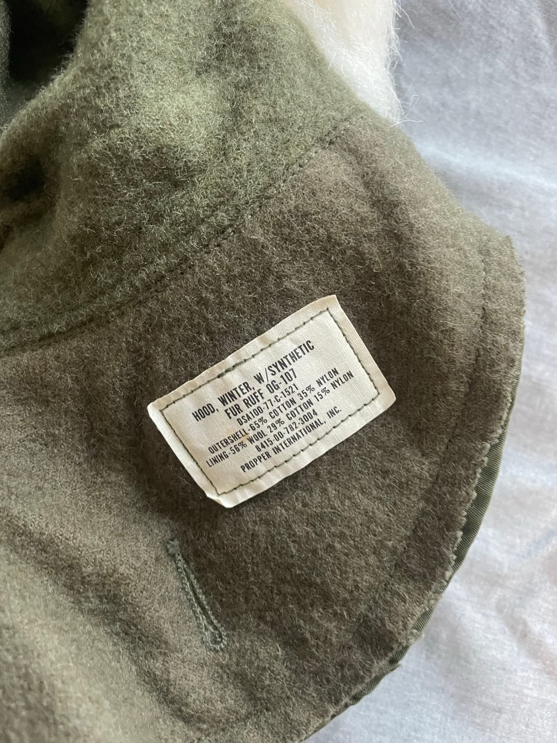 [XS] M65 피쉬테일 야상(개파카) 오리지날 OG 상품이미지10