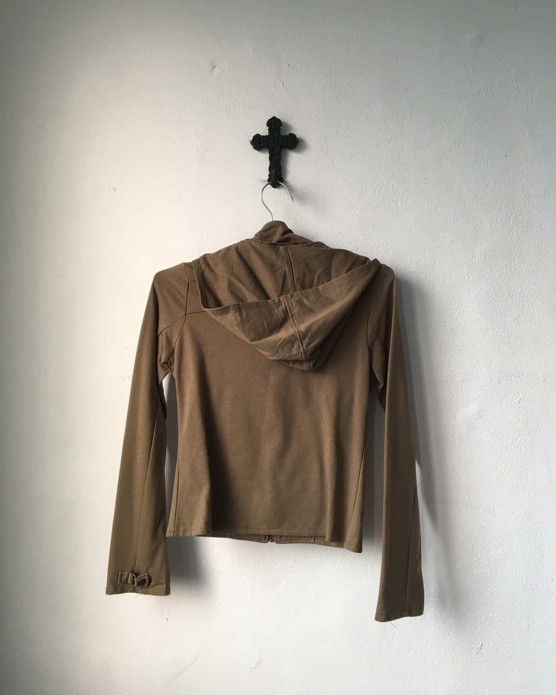 Multi pocekt high neck hood zip up 상품이미지3