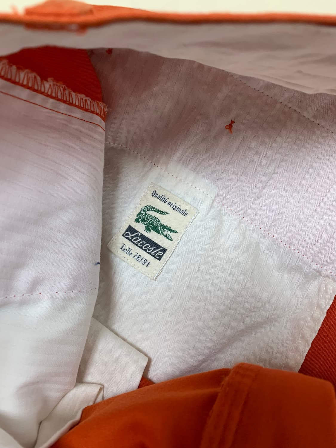 라코스테 오렌지색 치노팬츠  상품이미지3