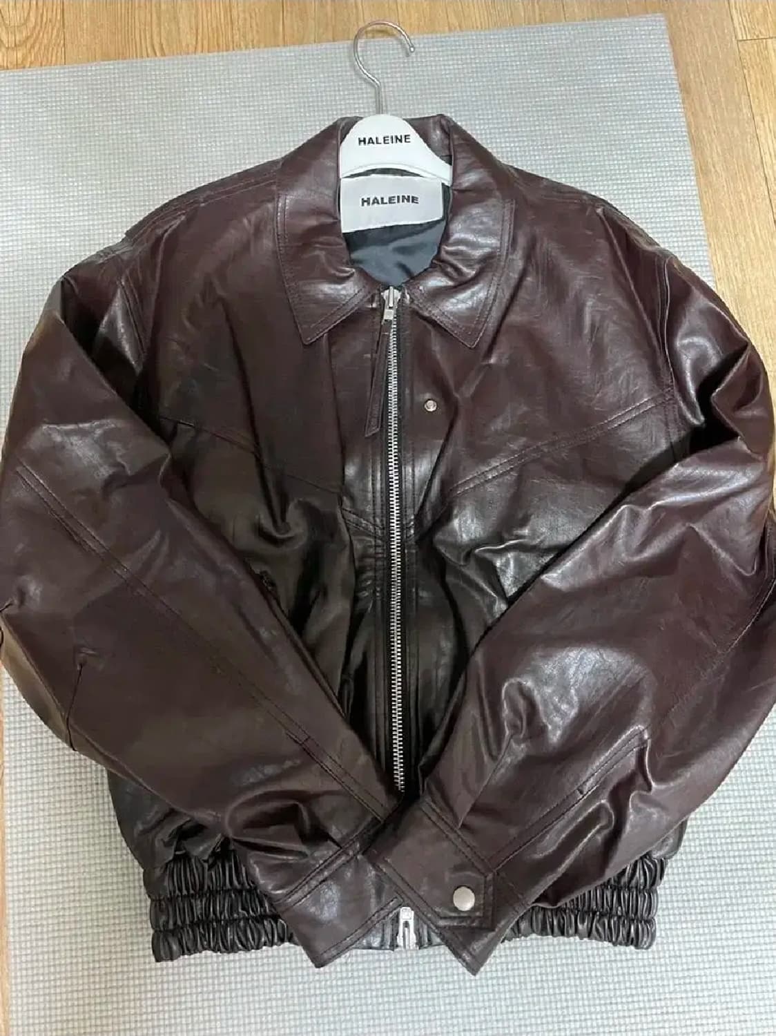 알렌느 레더 자켓 상품이미지3