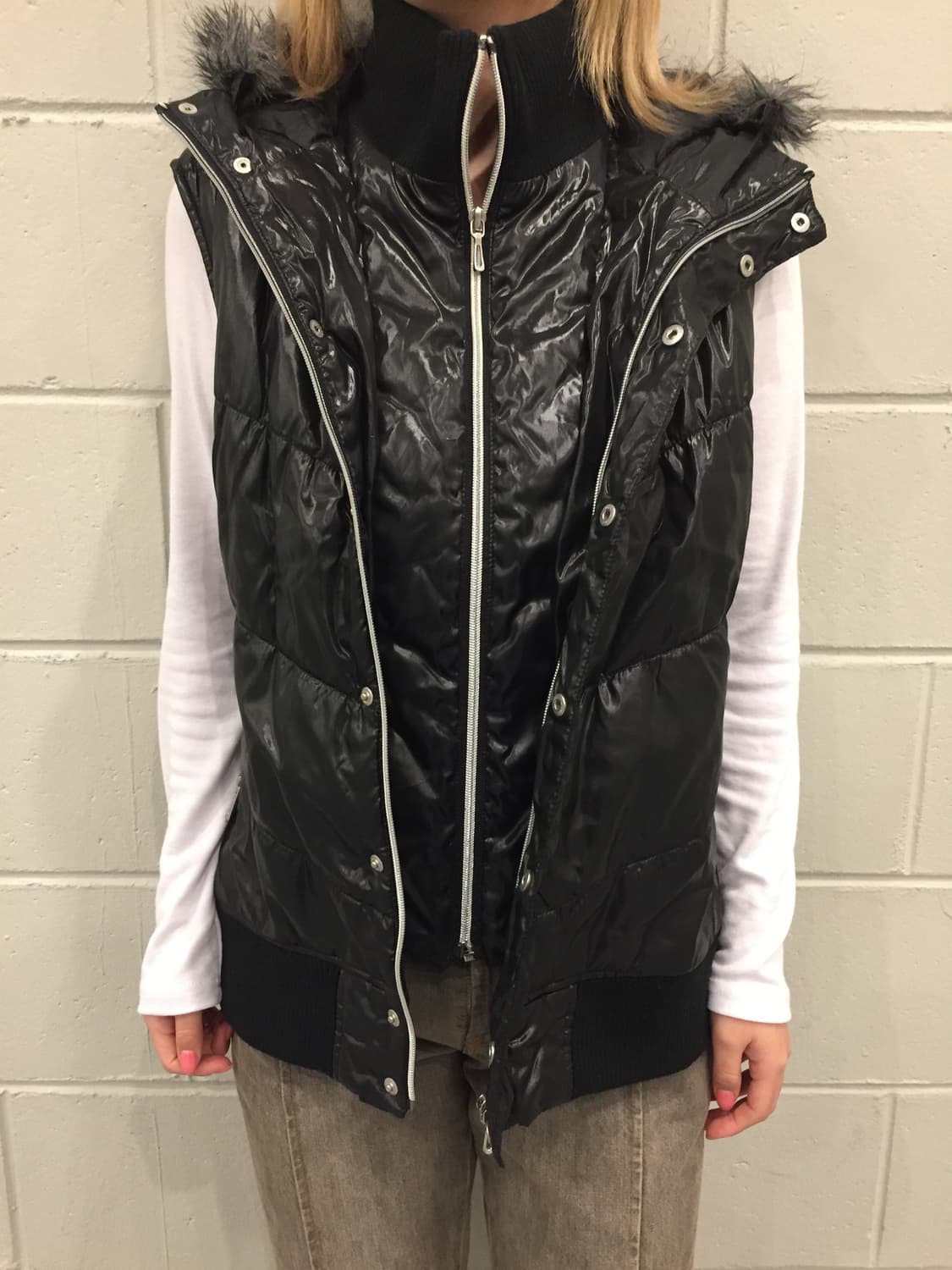 spinash 레이어드 퍼 베스트 상품이미지2