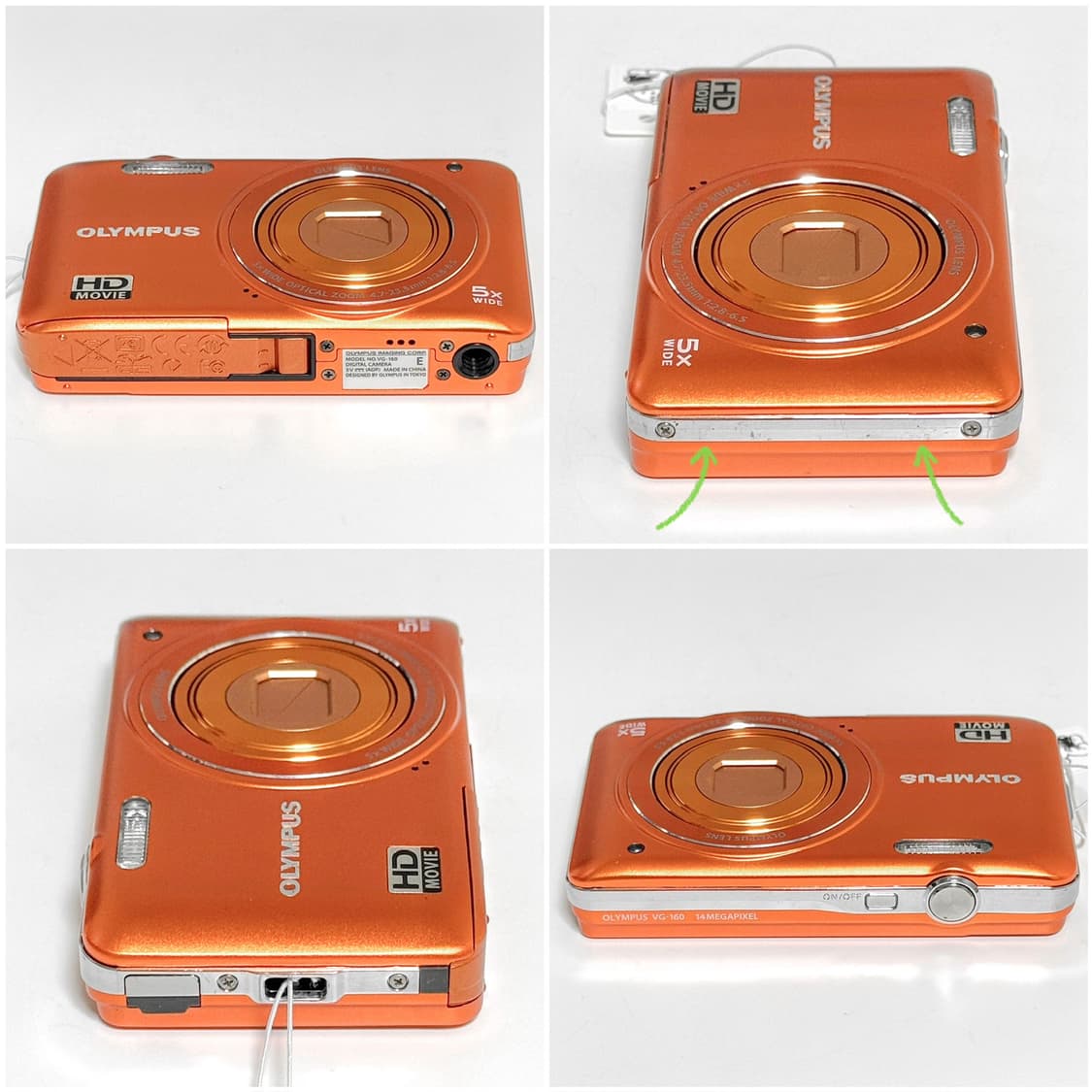 올림푸스 VG-160 오렌지 빈티지디카 상품이미지4