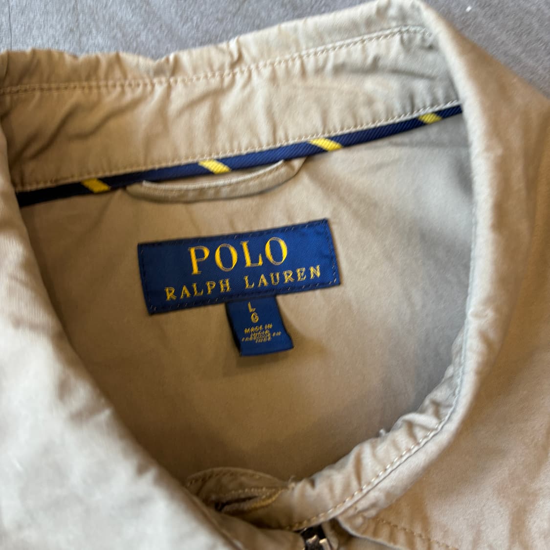폴로 국내 두산 정품 베이지 베이포트 자켓 상품이미지5