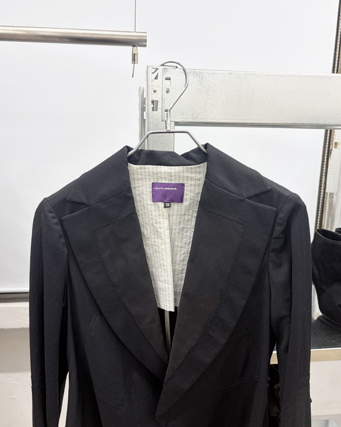 샤론 워숍 벨티드 테일러드 자켓 상품이미지3