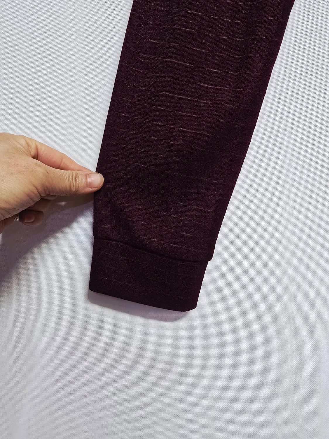 [루이까스텔] 버건디 긴팔 카라 셔츠 상품이미지4