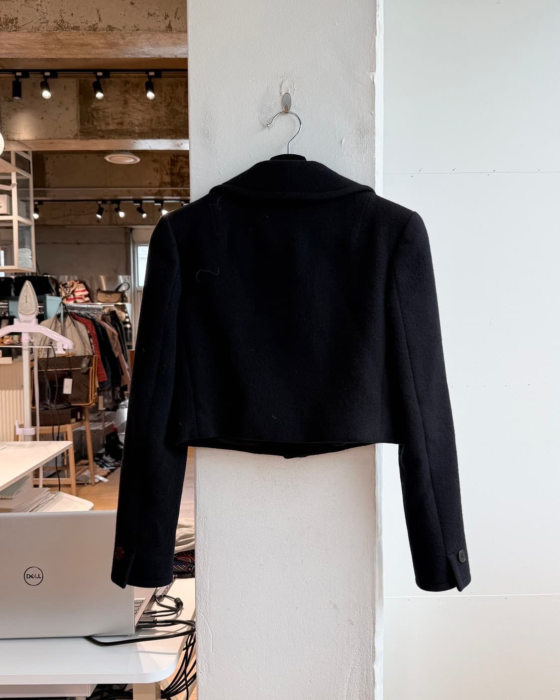 폴로 랄프로렌 퍼플라벨 캐시미어 울 크롭 자켓  상품이미지7