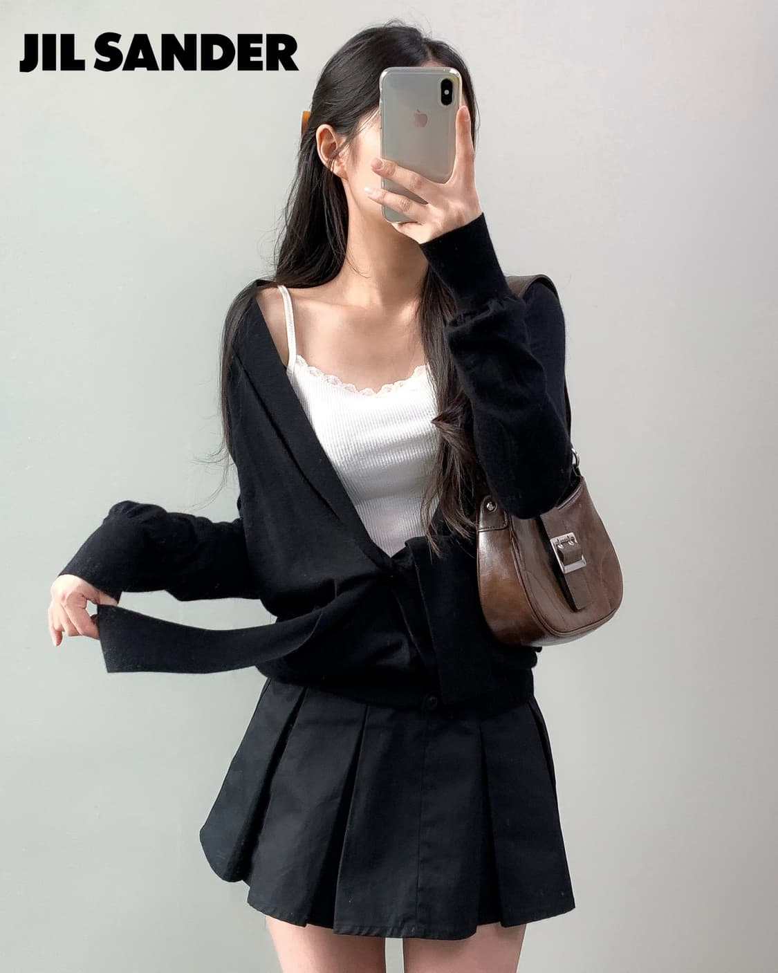질샌더 캐시미어 믹스 가디건 상품이미지2