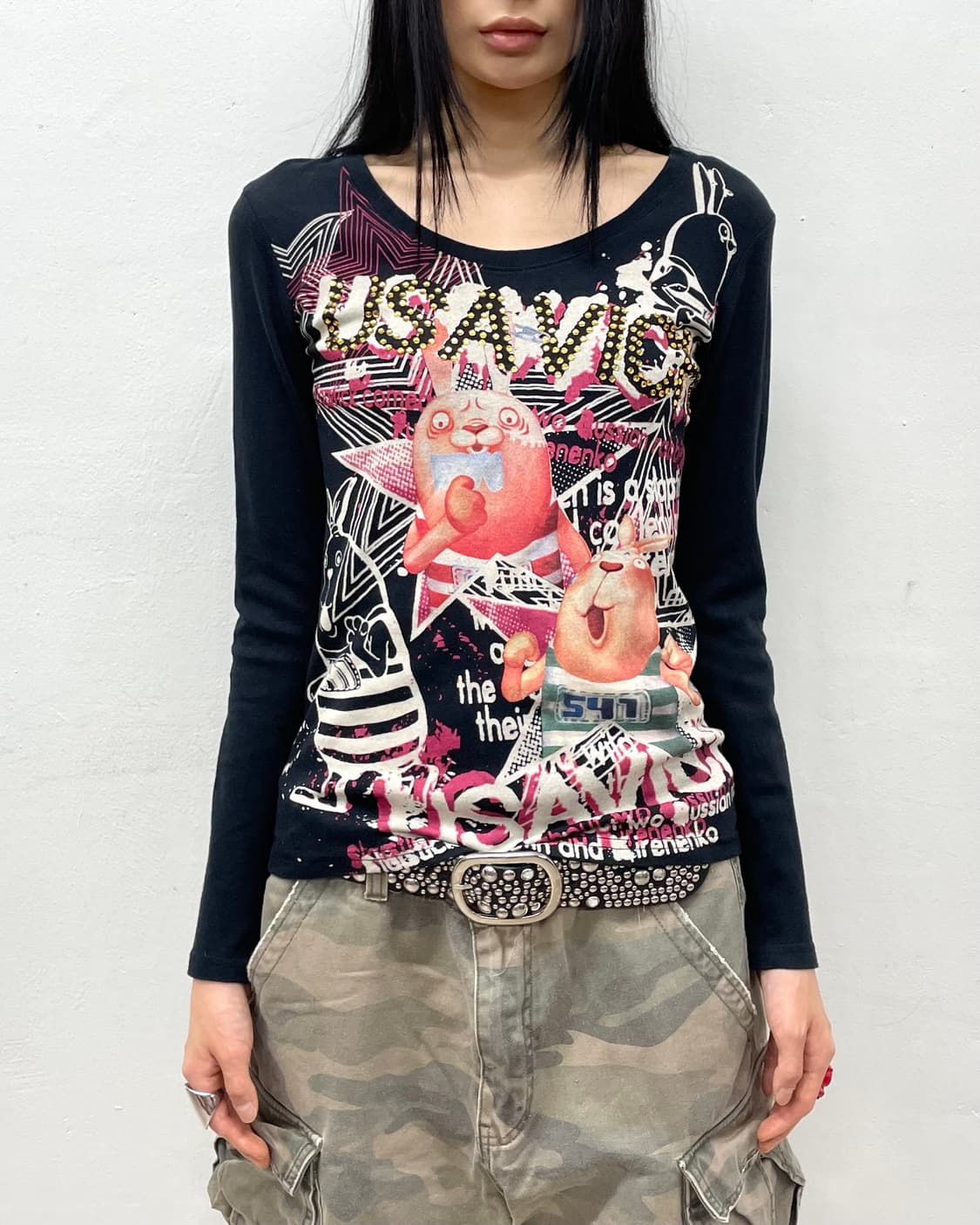 Rabbit Star Cubic Multi-Long Sleeve 상품이미지2