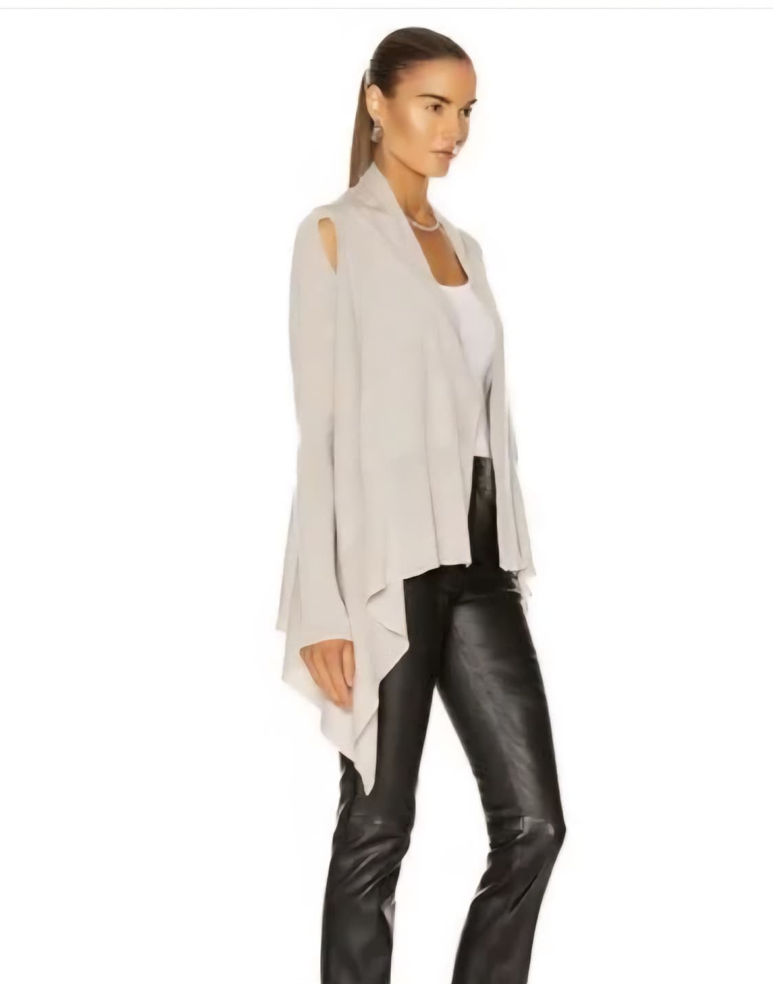 새상품 릭오웬스 언발란스 케이프 가디건 상품이미지1