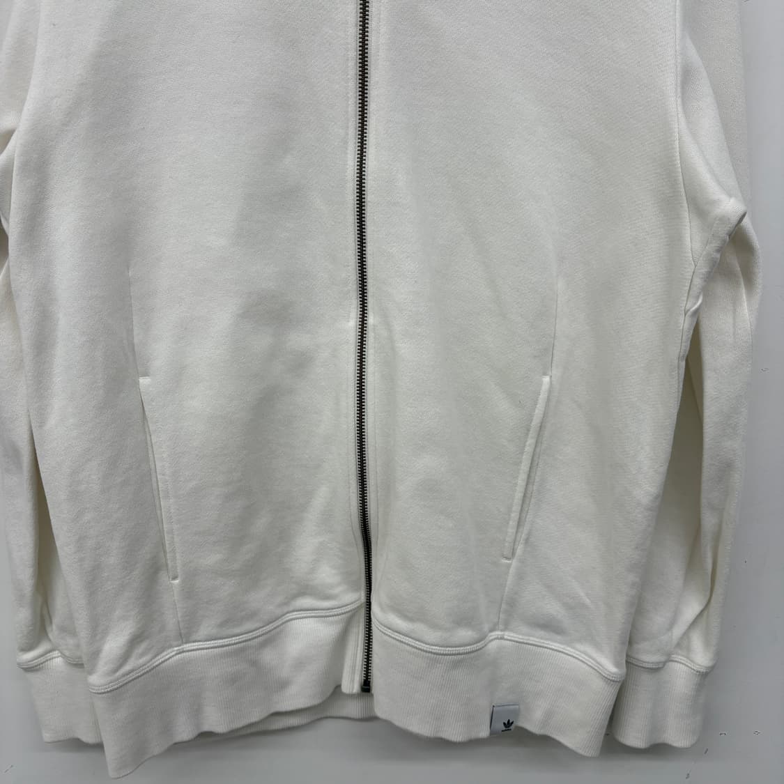 아디다스 화이트 집업 자켓 여L 상품이미지2