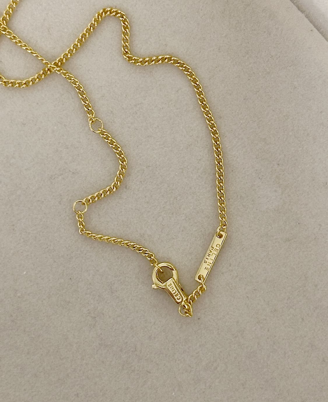 셀린느 크리스탈 목걸이 골드 상품이미지4