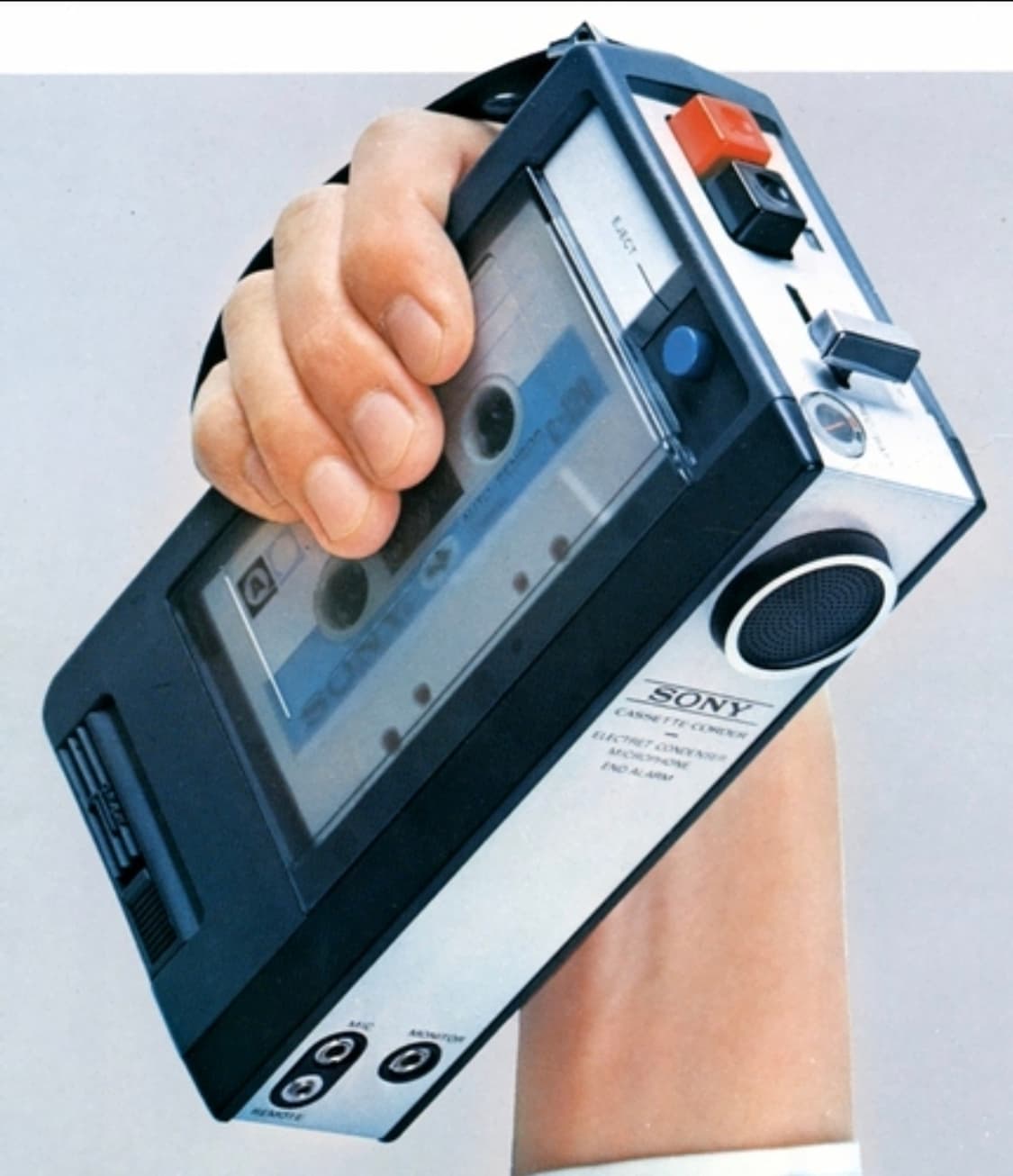 초희귀품 70년대 일본 소니 빨강 카세트플레이어 플레이작동 이상무 상품이미지5