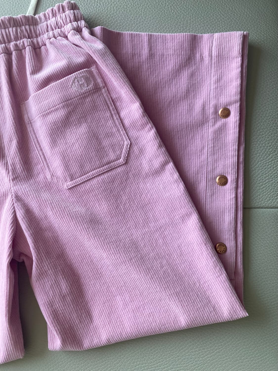 럭키슈웨뜨 코듀로이 와이드 팬츠 상품이미지1