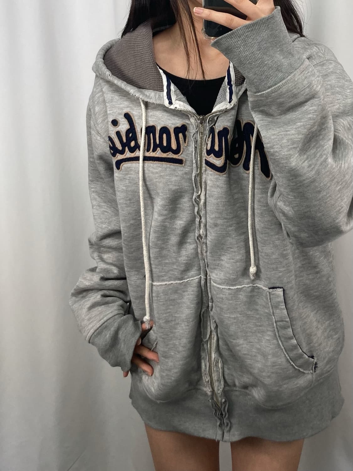 아베크롬비 그레이 후드집업 상품이미지3