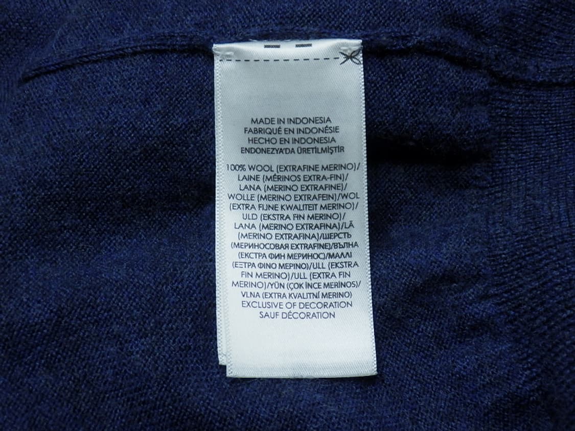 (S/90) 폴로랄프로렌 공용 메리노 울 라운드넥 니트 상품이미지8