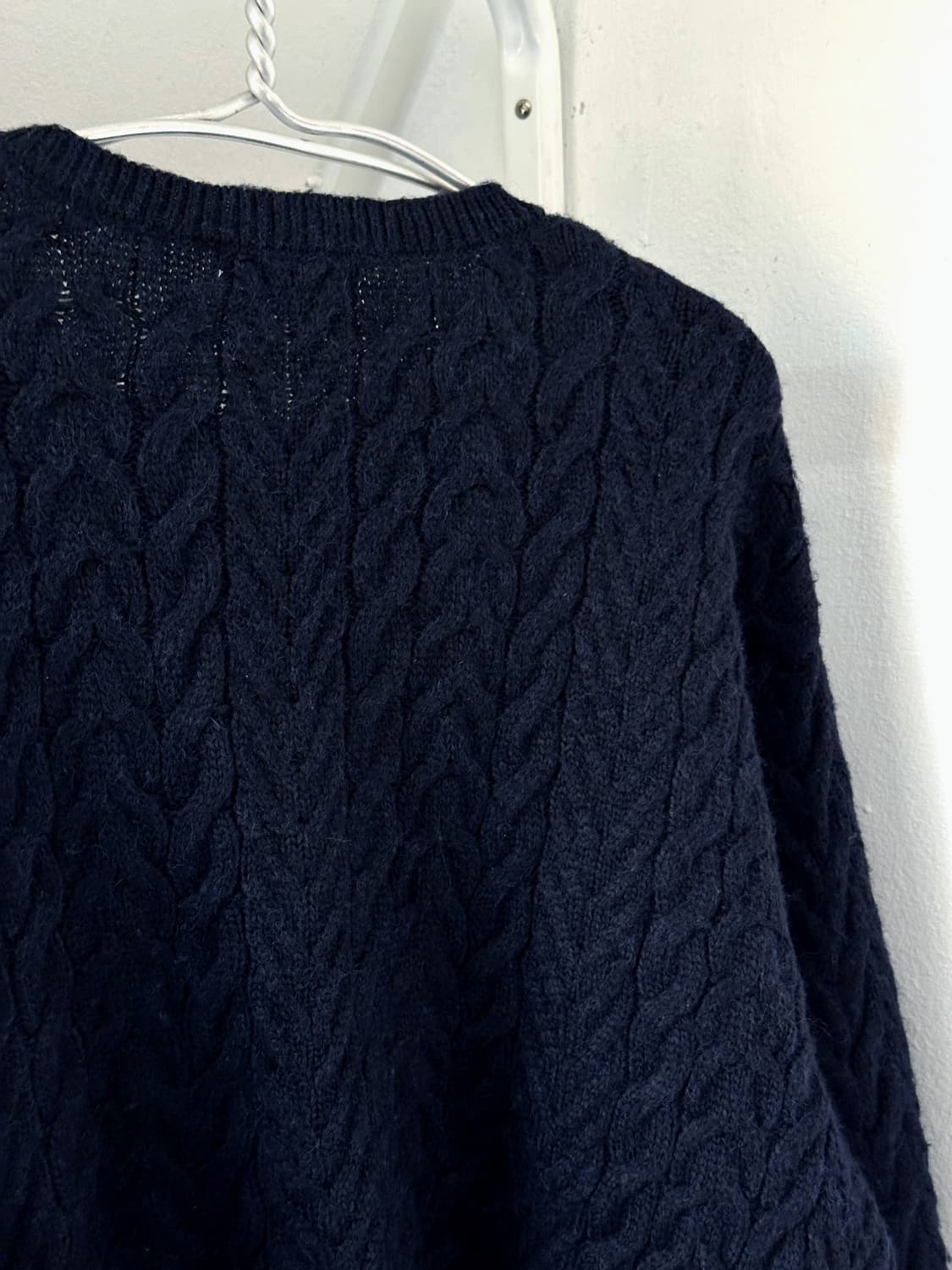 Middle gauge cable knitted beads knit to 상품이미지3