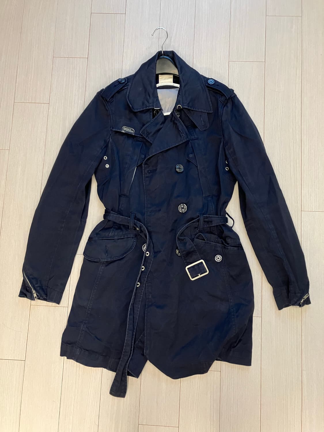 디젤 밀리터리 코트 네이비 상품이미지1