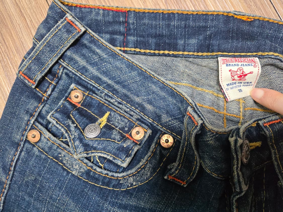 트루릴리전 로라이즈 진 로우라이즈 청바지 상품이미지2