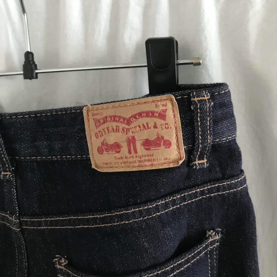 생지 데님 롱와이드 팬츠 상품이미지9