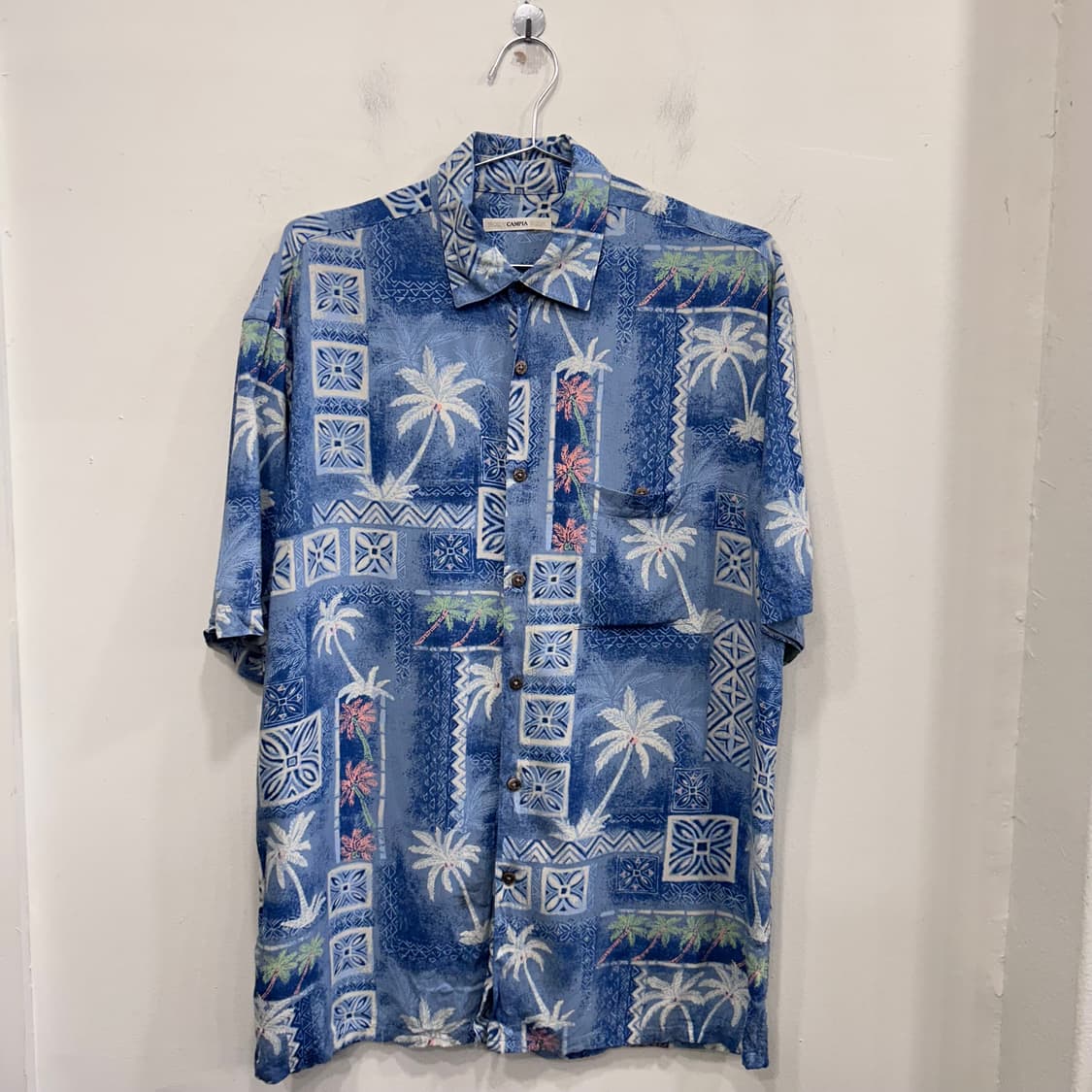 MODA 아메리칸 빈티지 하와이안 패턴 셔츠 상품이미지2