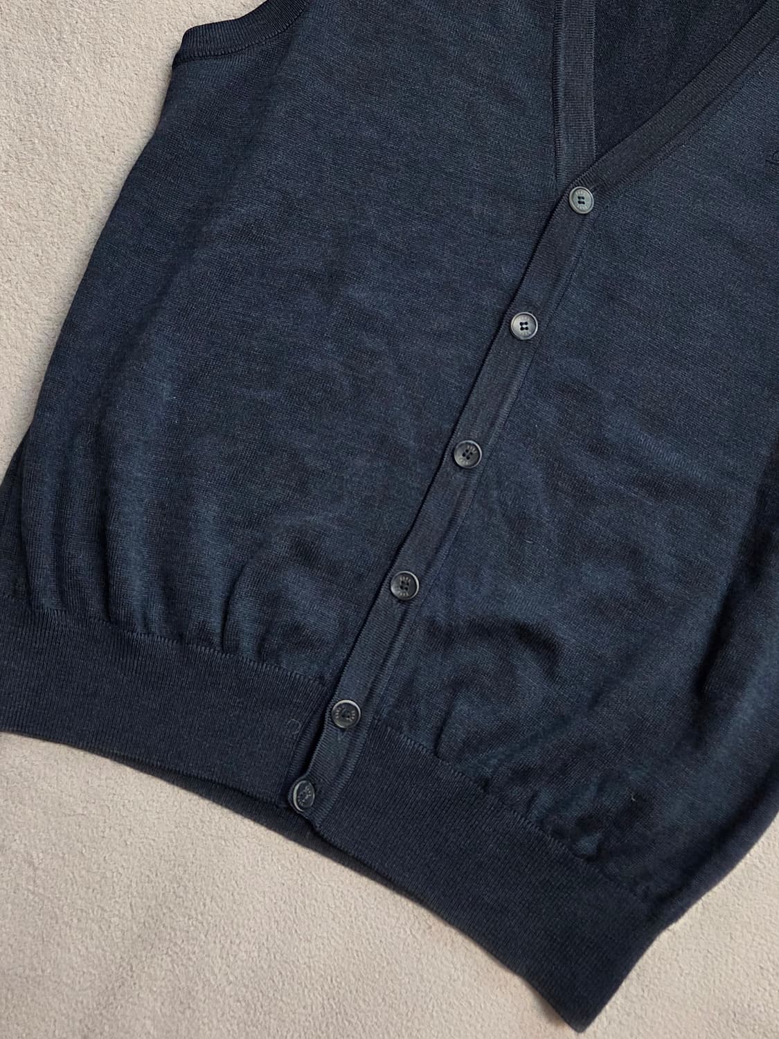 (100) DAKS(닥스) 모100% 니트조끼 남 상품이미지3