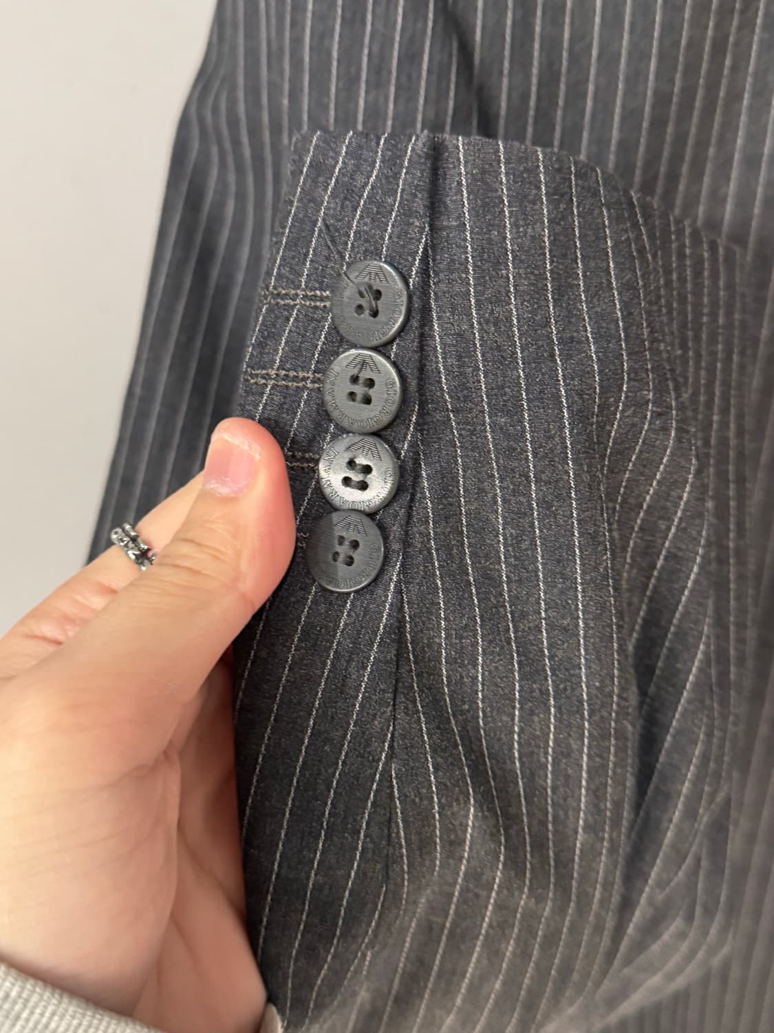 조르지오 아르마니 클래식 스트라이프 수트 셋업  상품이미지4