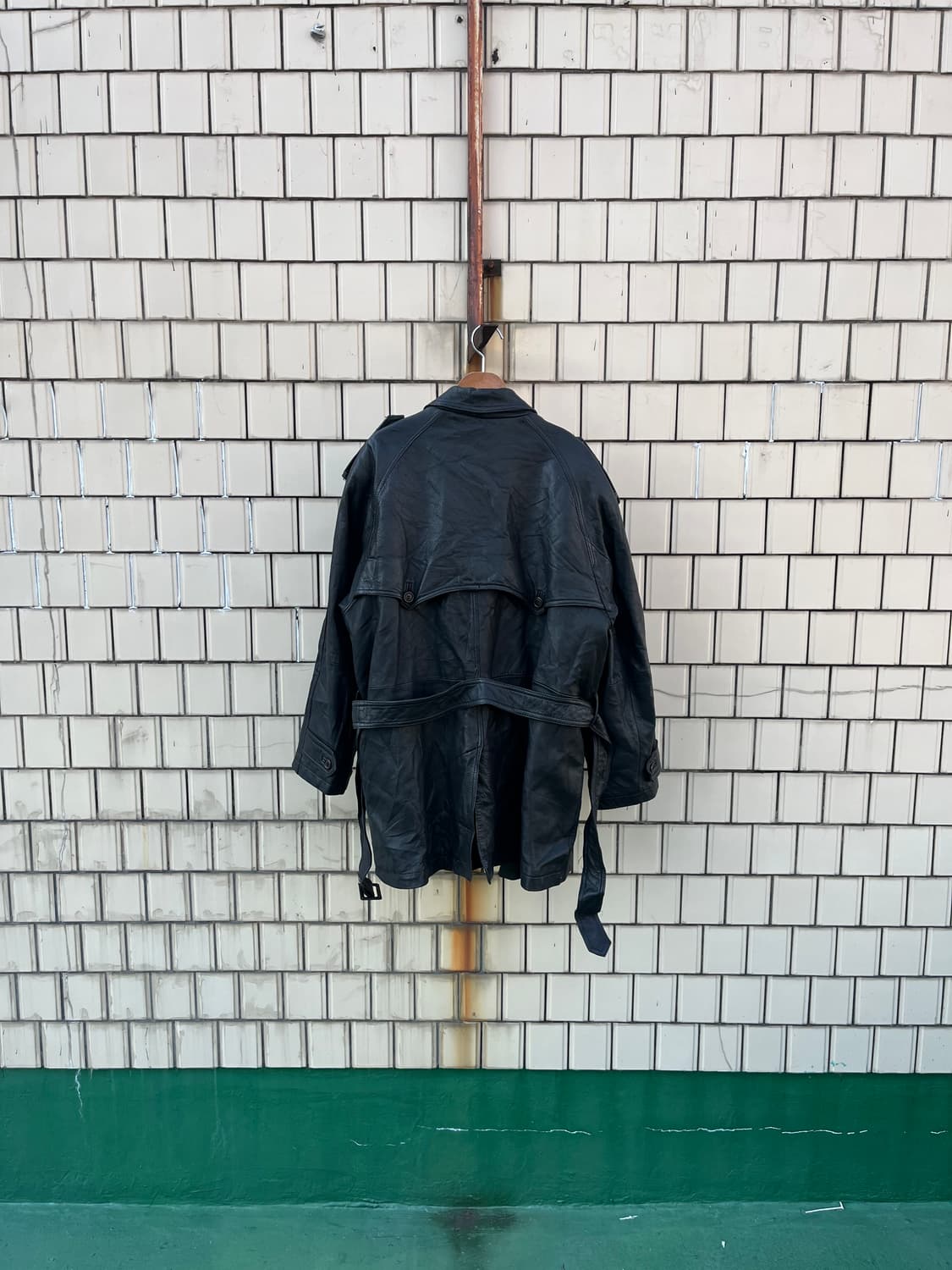 Vintage 양가죽 밀리터리 디테일 양가죽 카코트 상품이미지7