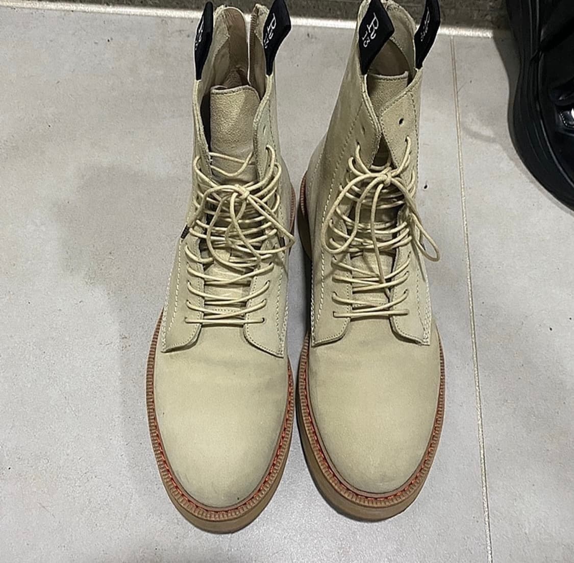 R13 베이지 싱글 스웨이드 부츠 43 상품이미지2