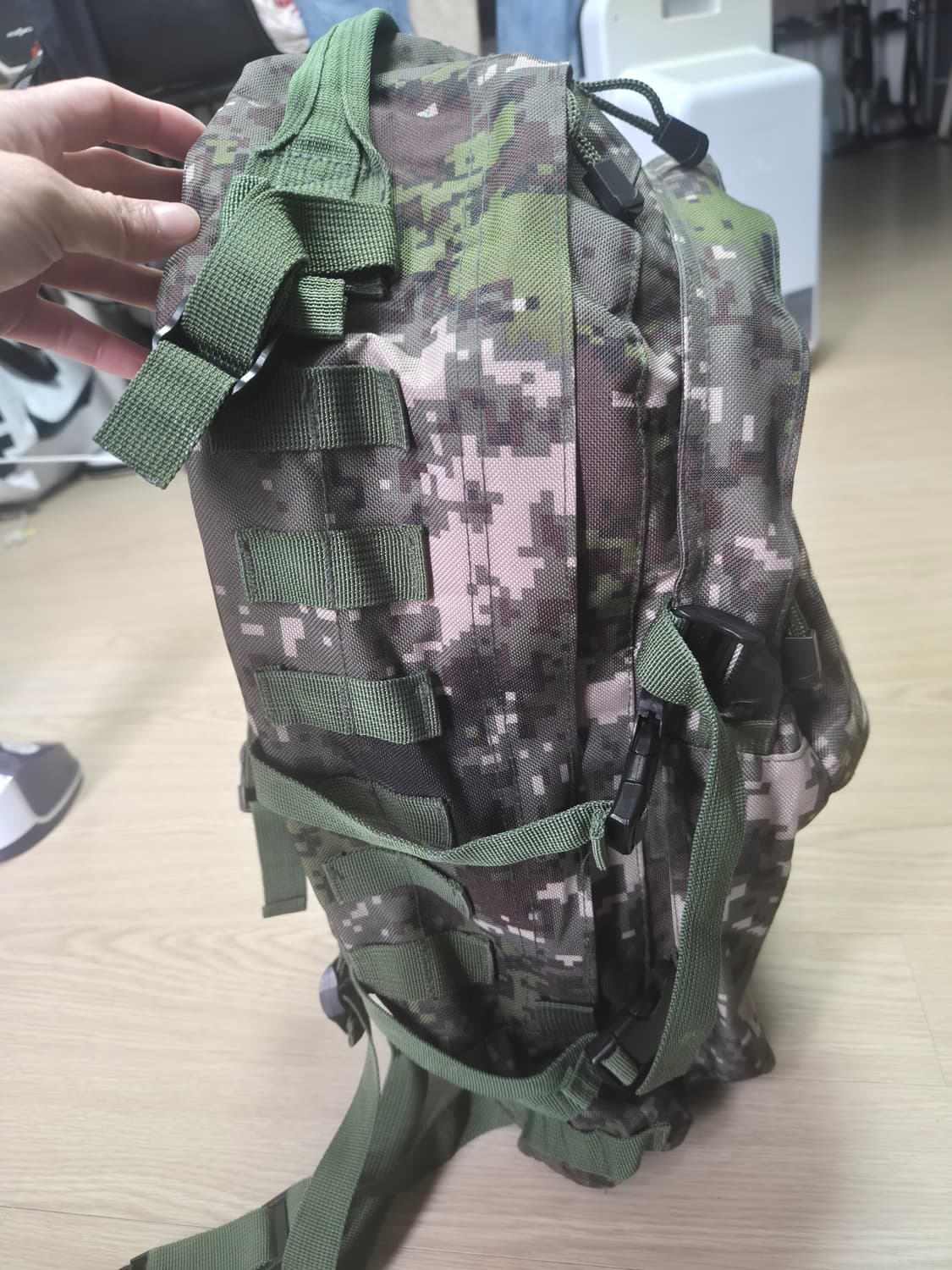 군용 등산가방 픽셀카모 상품이미지3