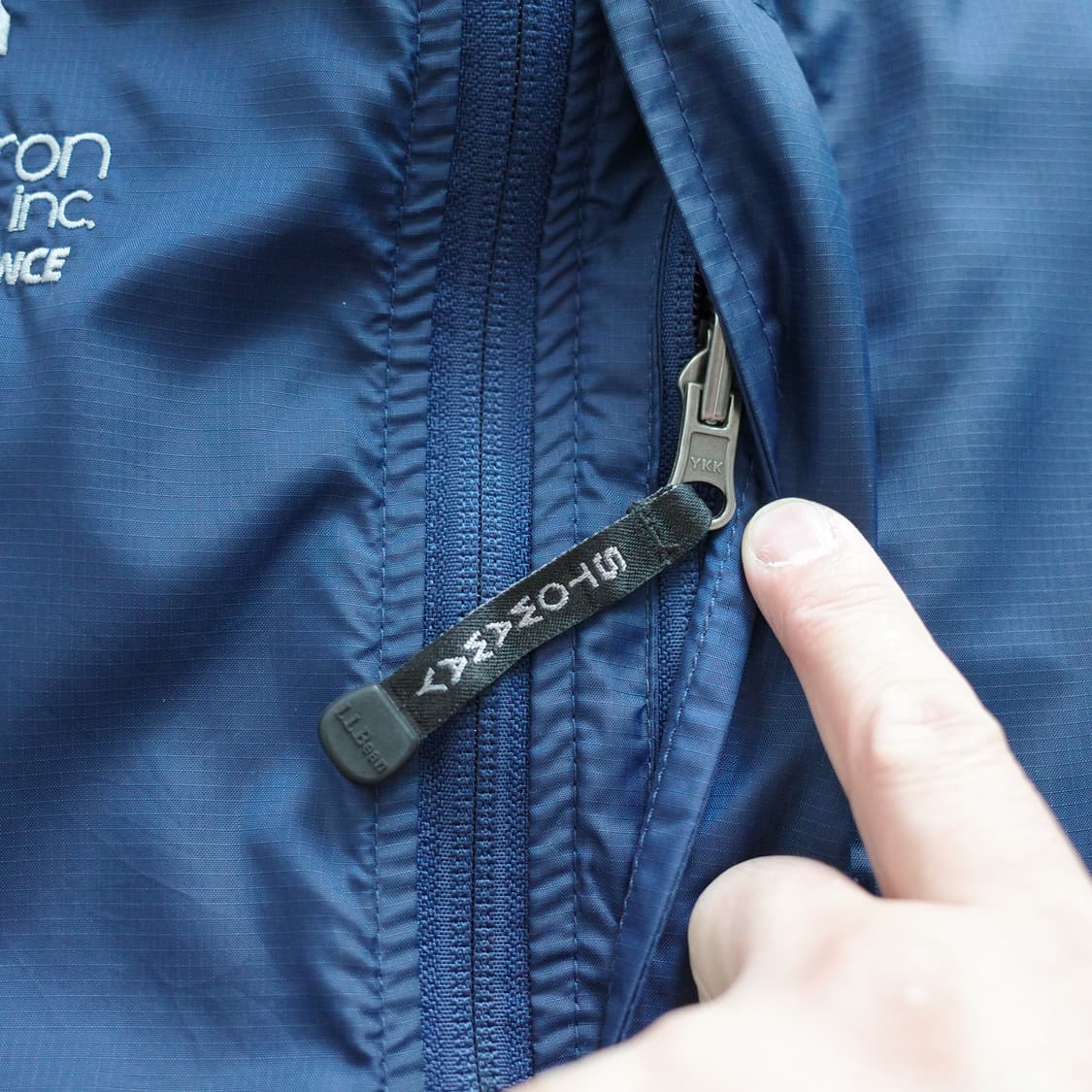 엘엘빈 스토어웨이 패커블 나일론 립스탑 바람막이 L 상품이미지6