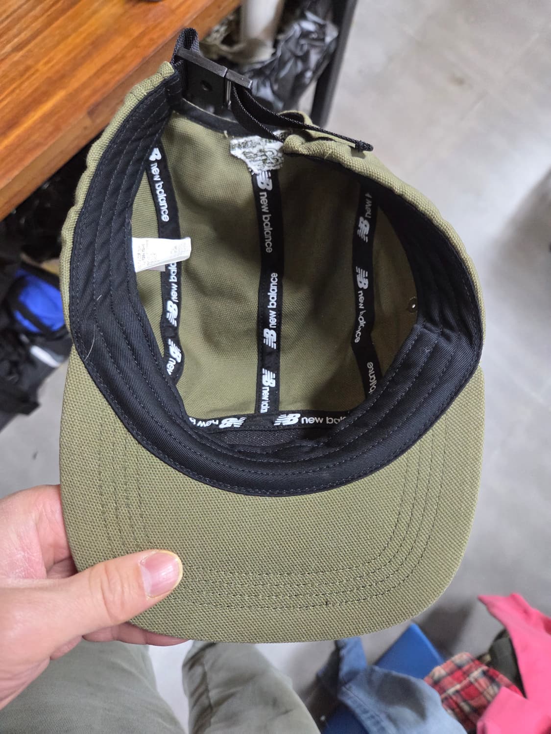 뉴발란스 기본로고 캠프캡 모자 프리  상품이미지4