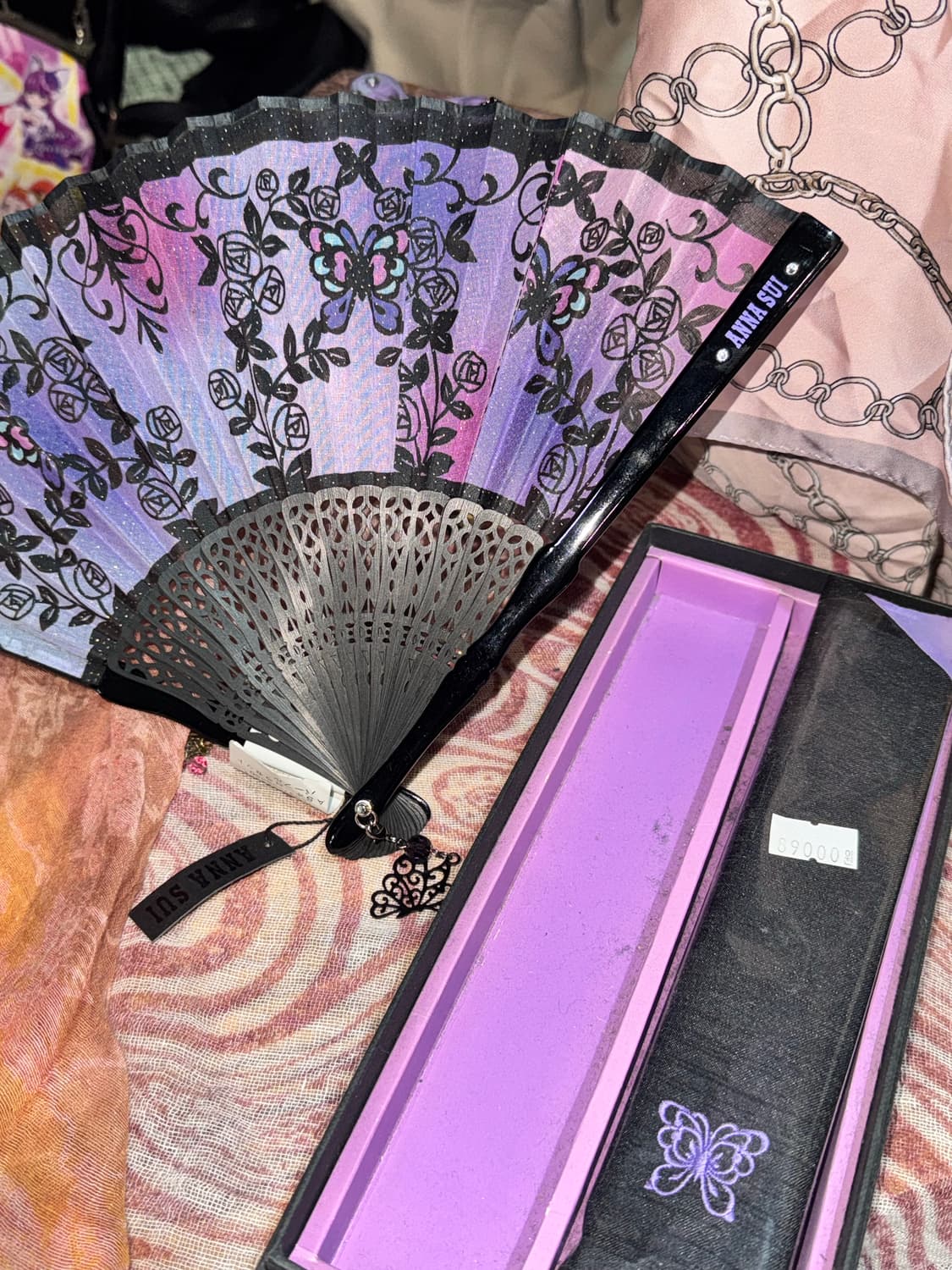 (새상품) ANNA SUI 안나수이 오리엔탈 부채  상품이미지1