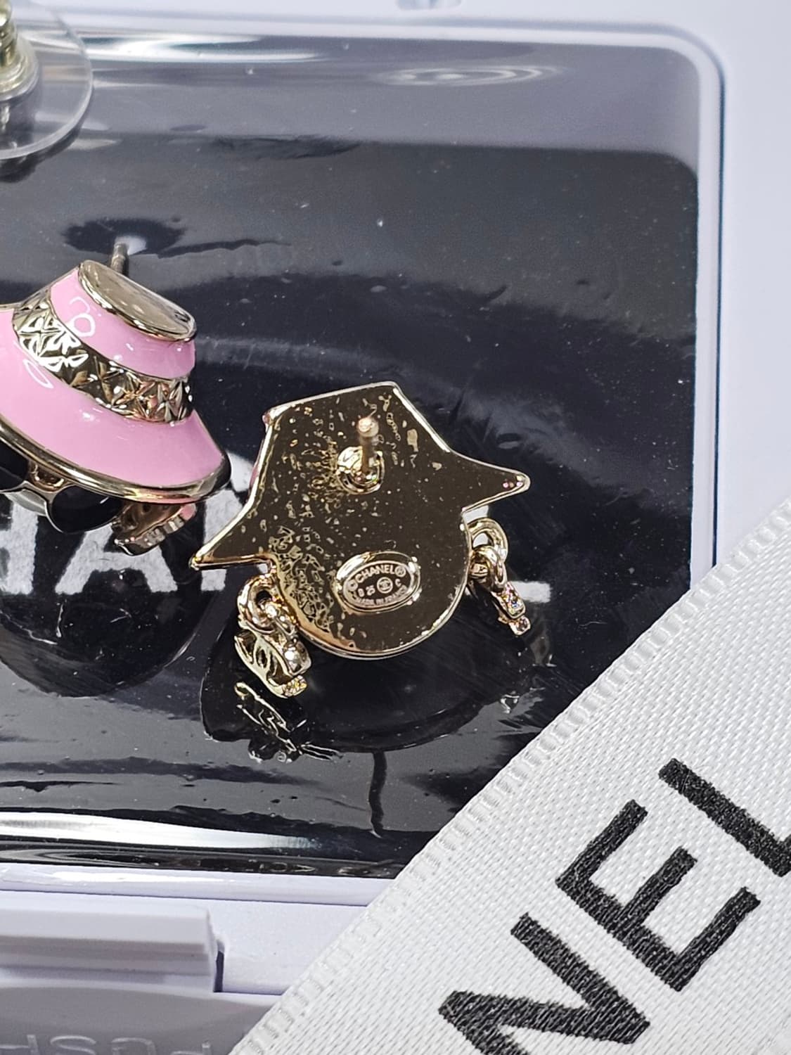 빈티지 핑크 샤넬 귀걸이2 상품이미지4