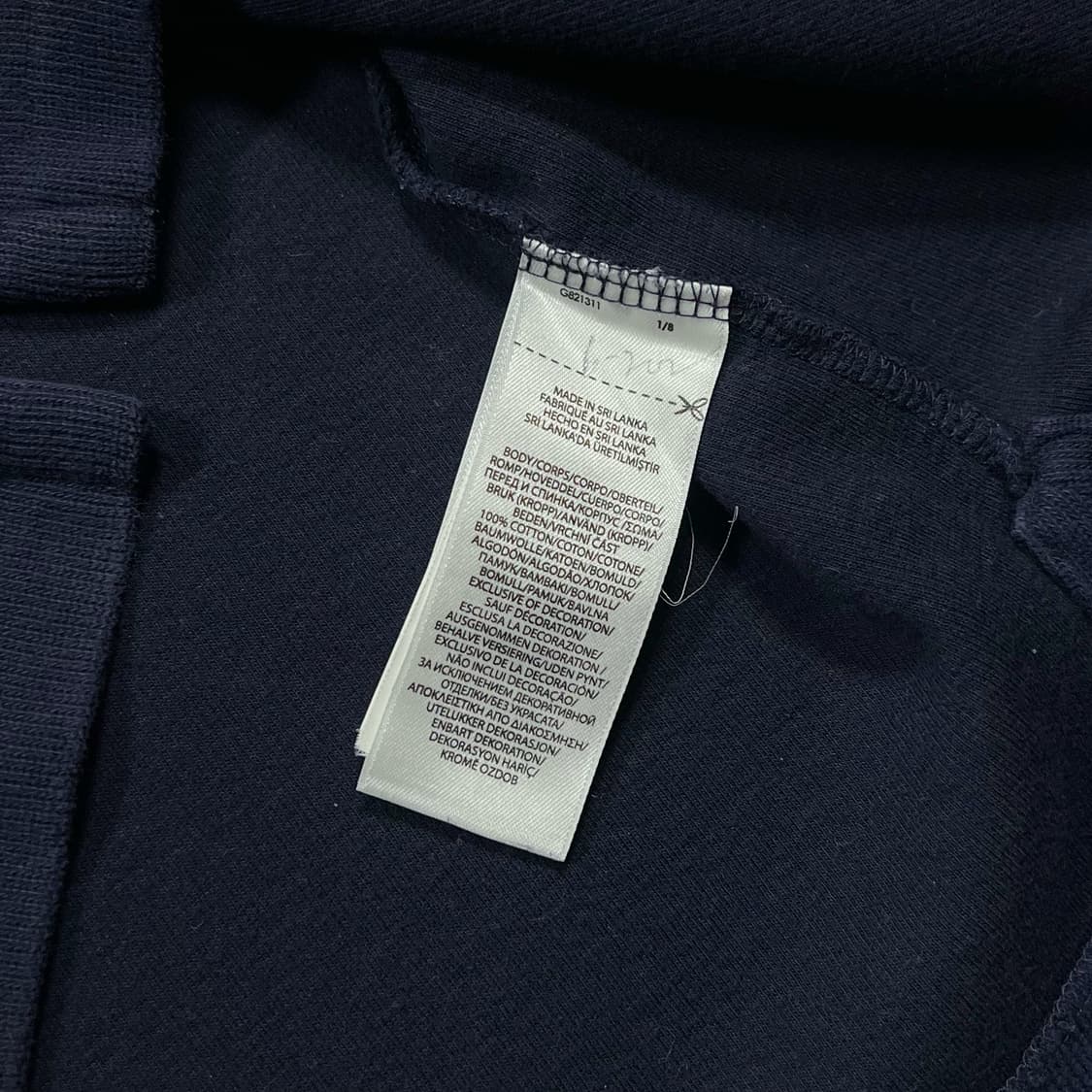 폴로 QR 네이비 반집업 니트 상품이미지5