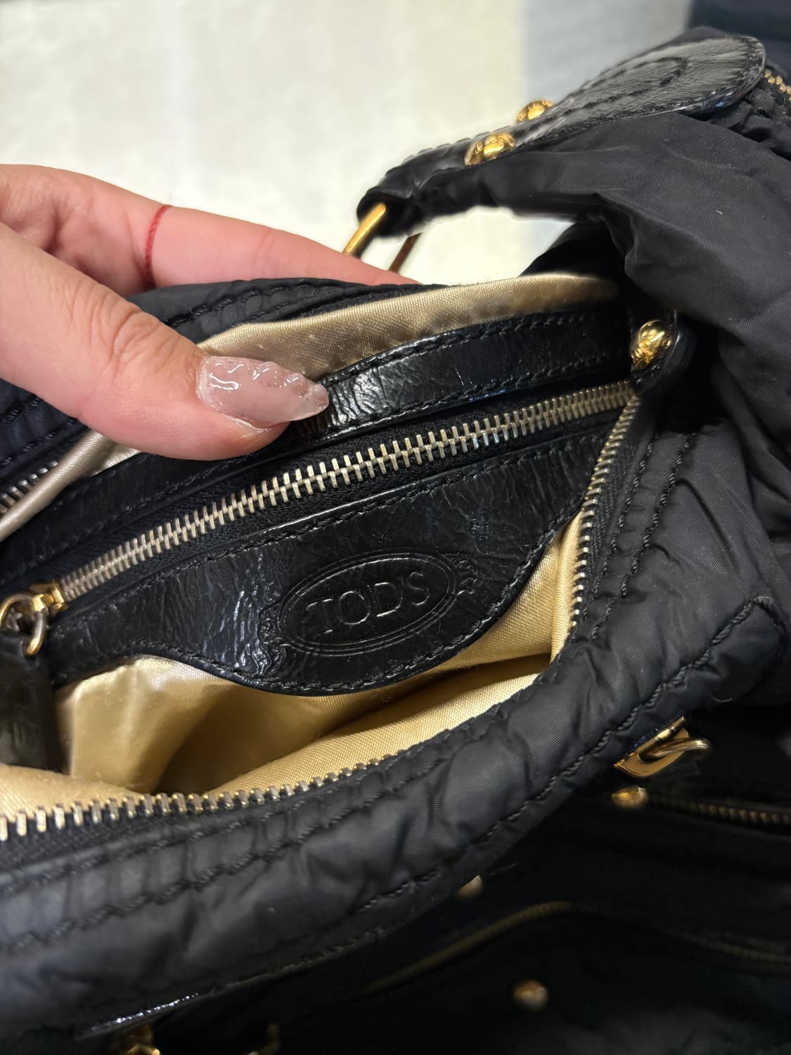 TOD‘S nylon & leather hobo bag  상품이미지10