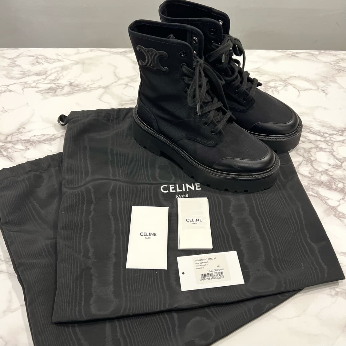 셀린느 벌키 레이스업 워커 부츠 상품이미지8