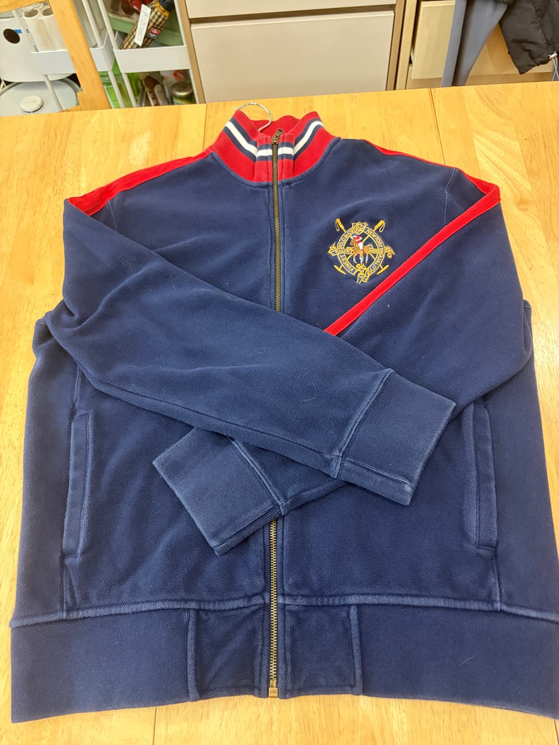 폴로 랄프로렌 자수 코튼 집업 L 상품이미지1