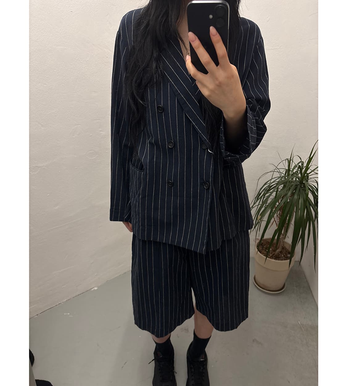 빔즈보이 BEAMS BOY Pinstripe Jacket 상품이미지3