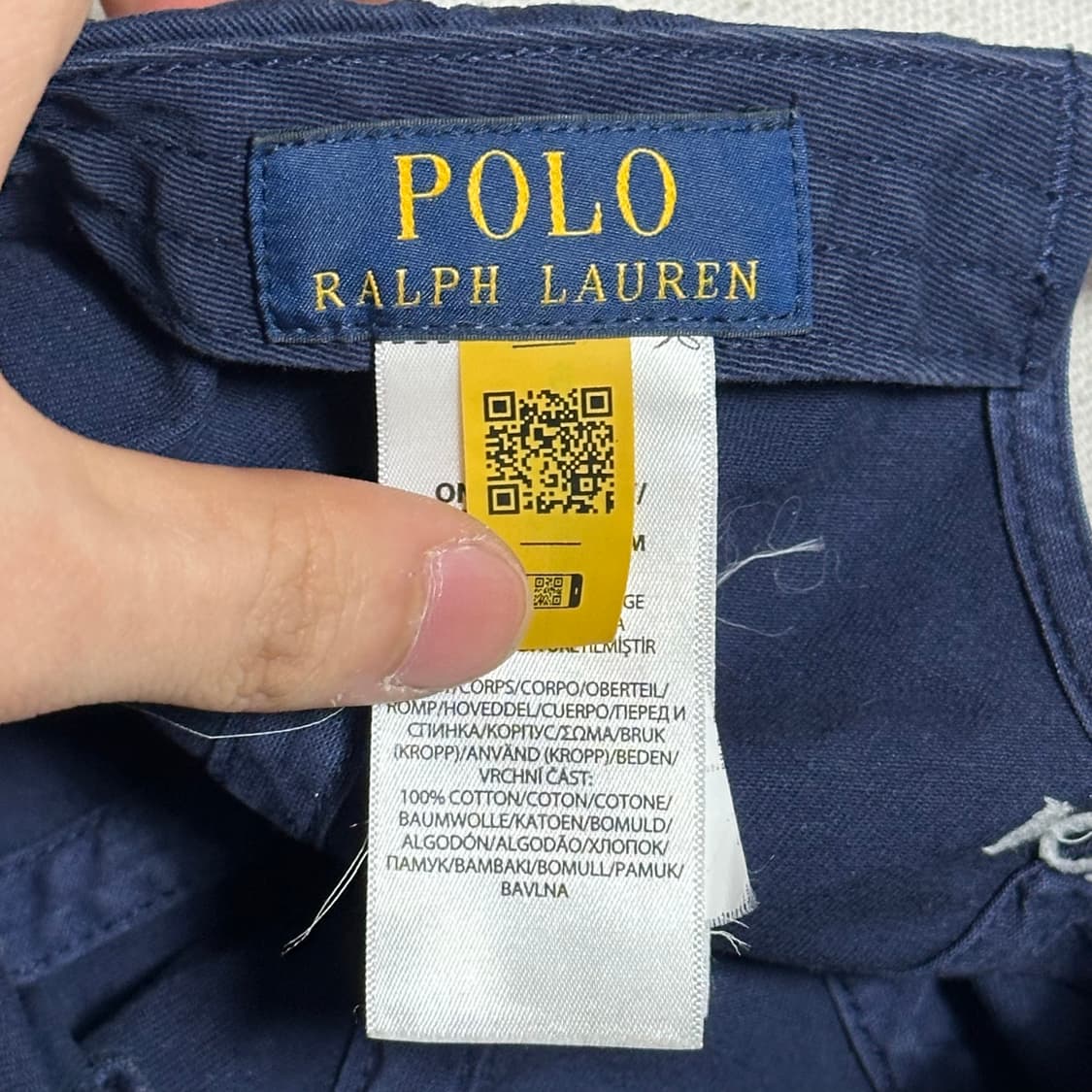 OS 폴로랄프로렌 네이비 볼캡  상품이미지5