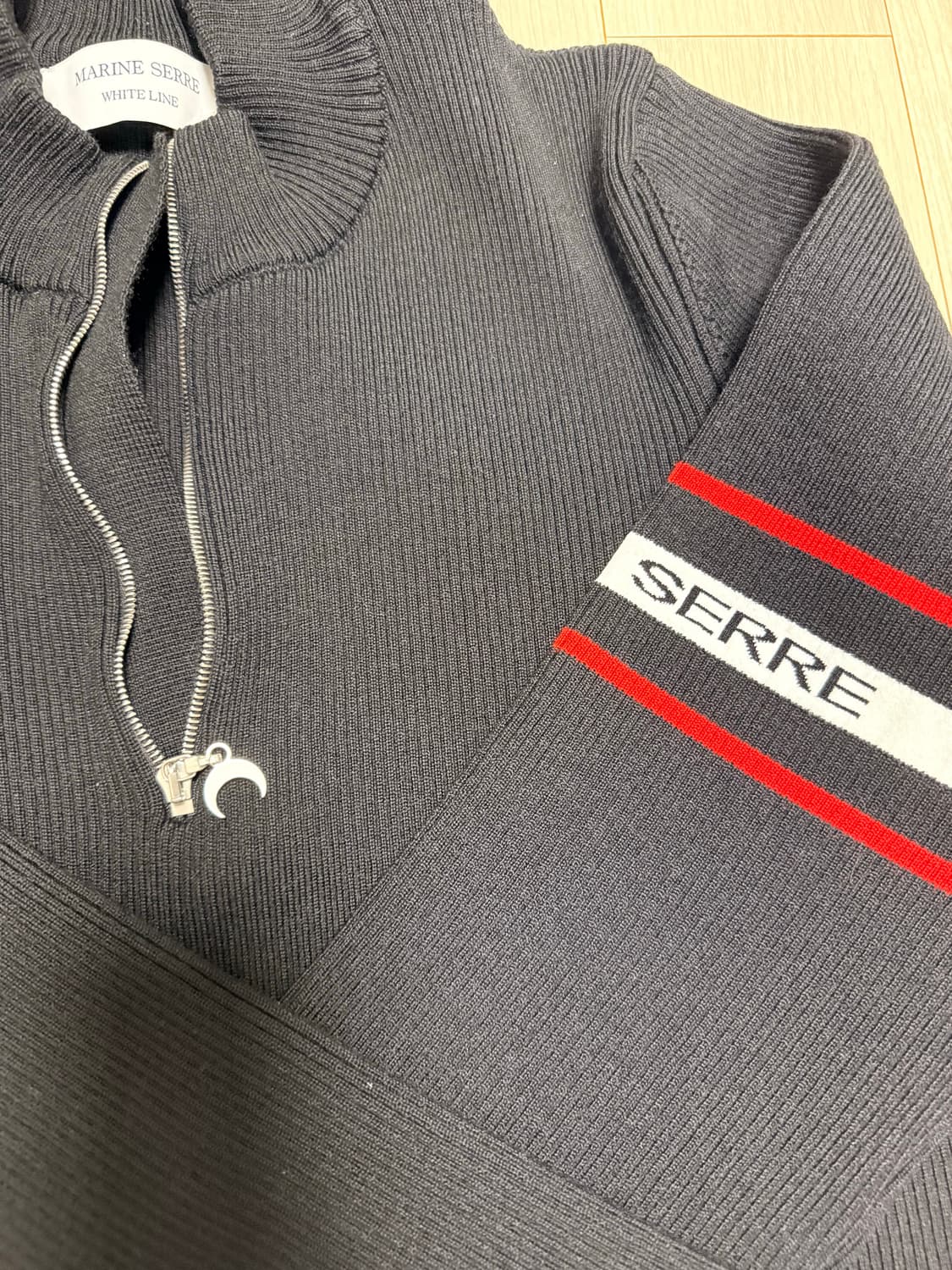 마린세르 하프집업 니트 XL 상품이미지3