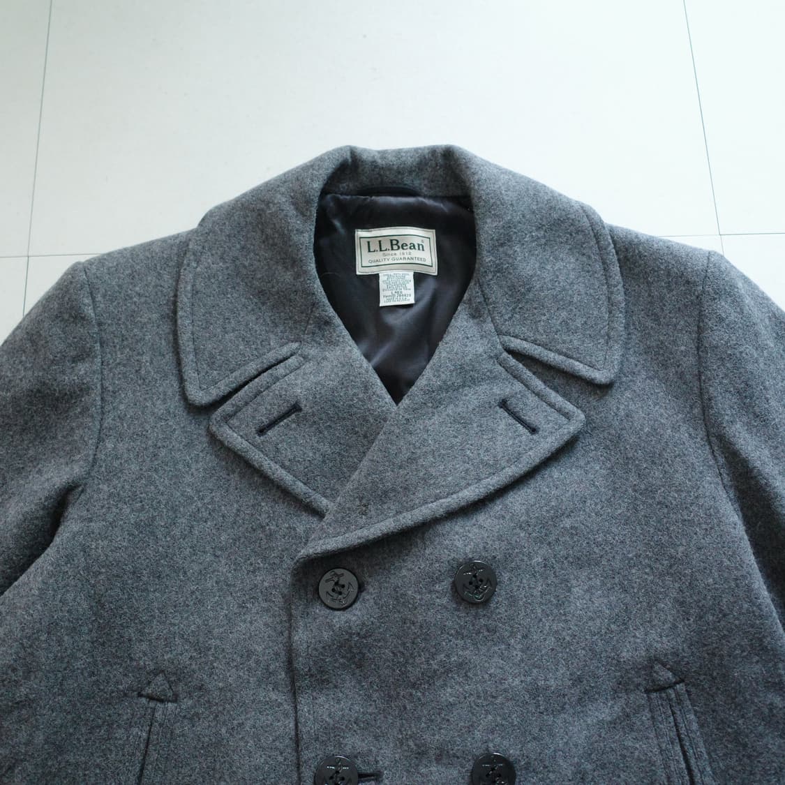 90s 엘엘빈 L.L.Bean 스털링웨어 피코트 L MADE IN USA 상품이미지2