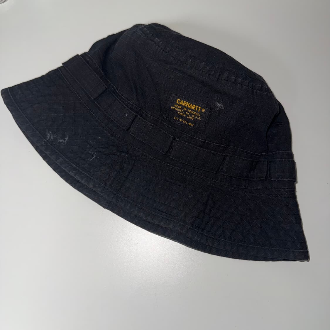 칼하트wip military desert hat 블랙 상품이미지1