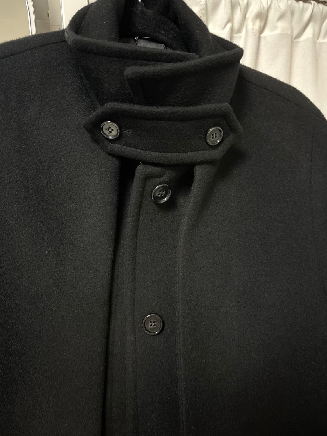 더티스 케이프 울 발마칸 케이프 블랙 S 상품이미지4