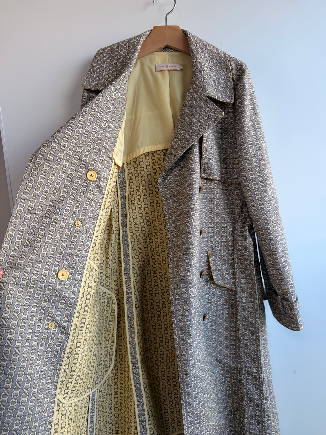 토리버치 더블 브레스티드 트렌치코트 44/55 상품이미지7