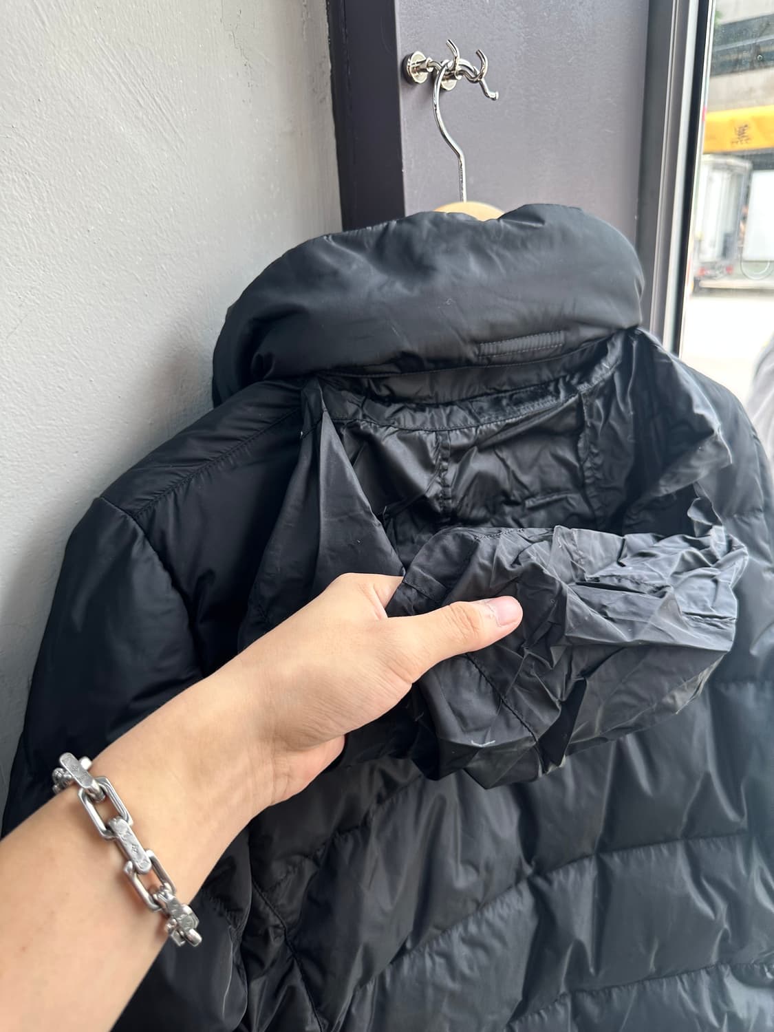 M/ 버버리 블랙 퀼팅 패딩 점퍼 상품이미지9