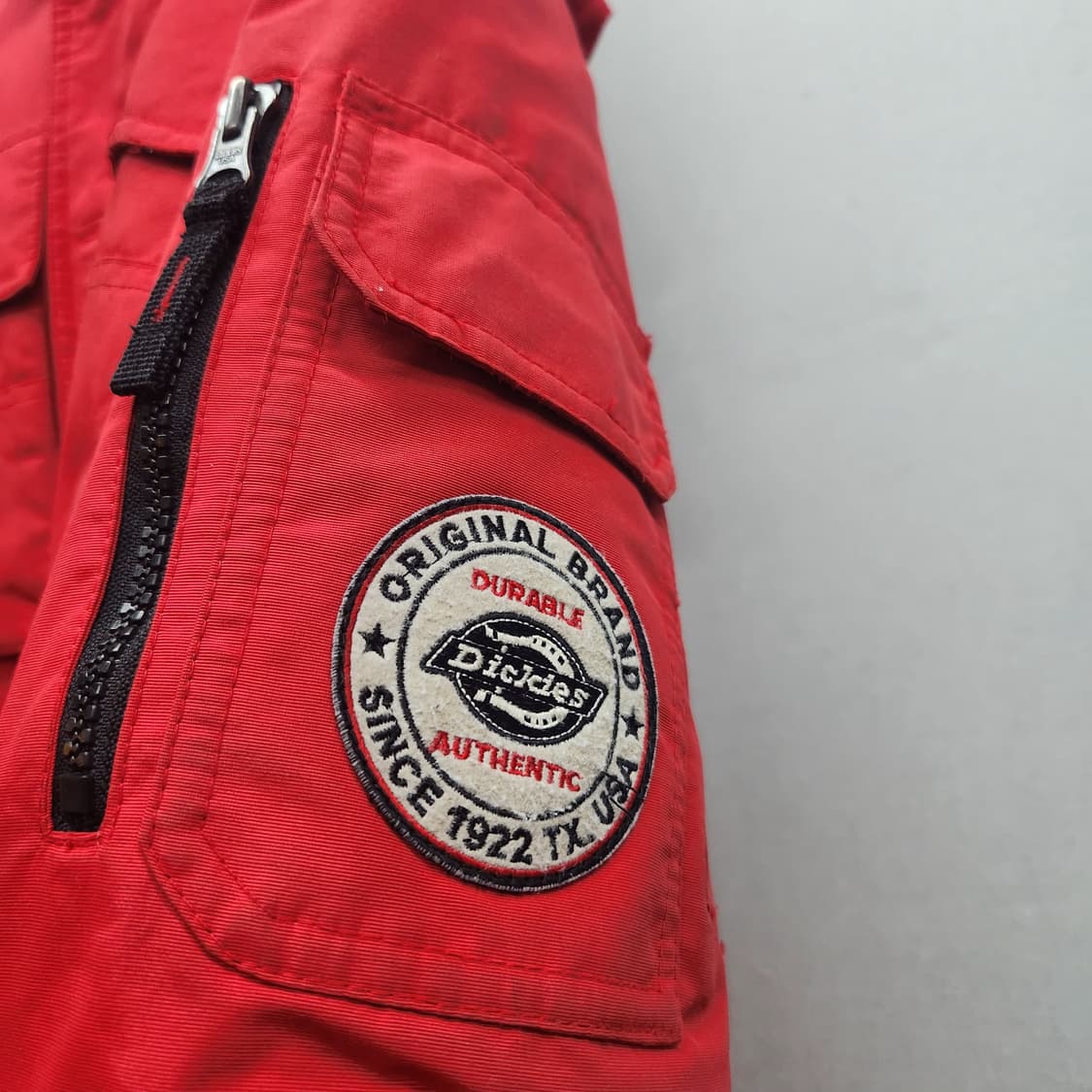 디키즈 사이드포켓로고 멀티포켓 덕다운 후드패딩 M(XL) 상품이미지3