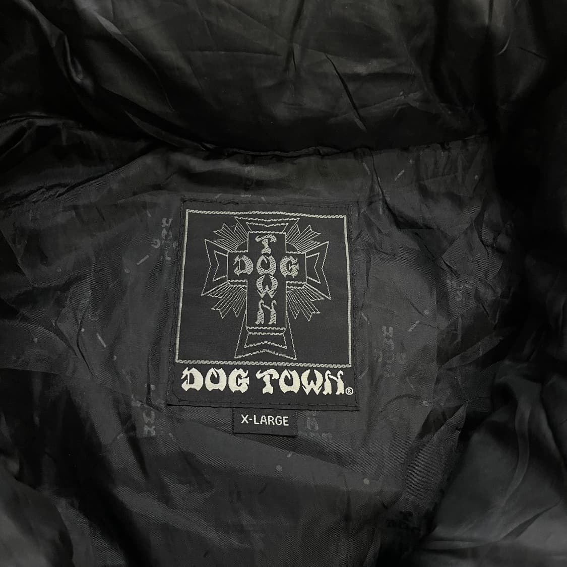 도그타운 Dog town 블랙 드래곤 자수 패딩 자켓 블랙 상품이미지7