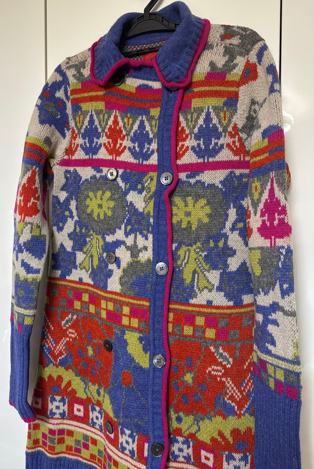 Oilily 오일릴리패턴 울니트 롱 가디건 상품이미지4