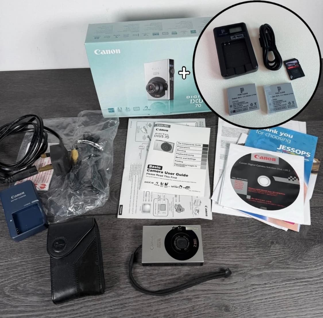 캐논 IXUS 70 빈티지 디카 풀박스 (영국 제품) 상품이미지1